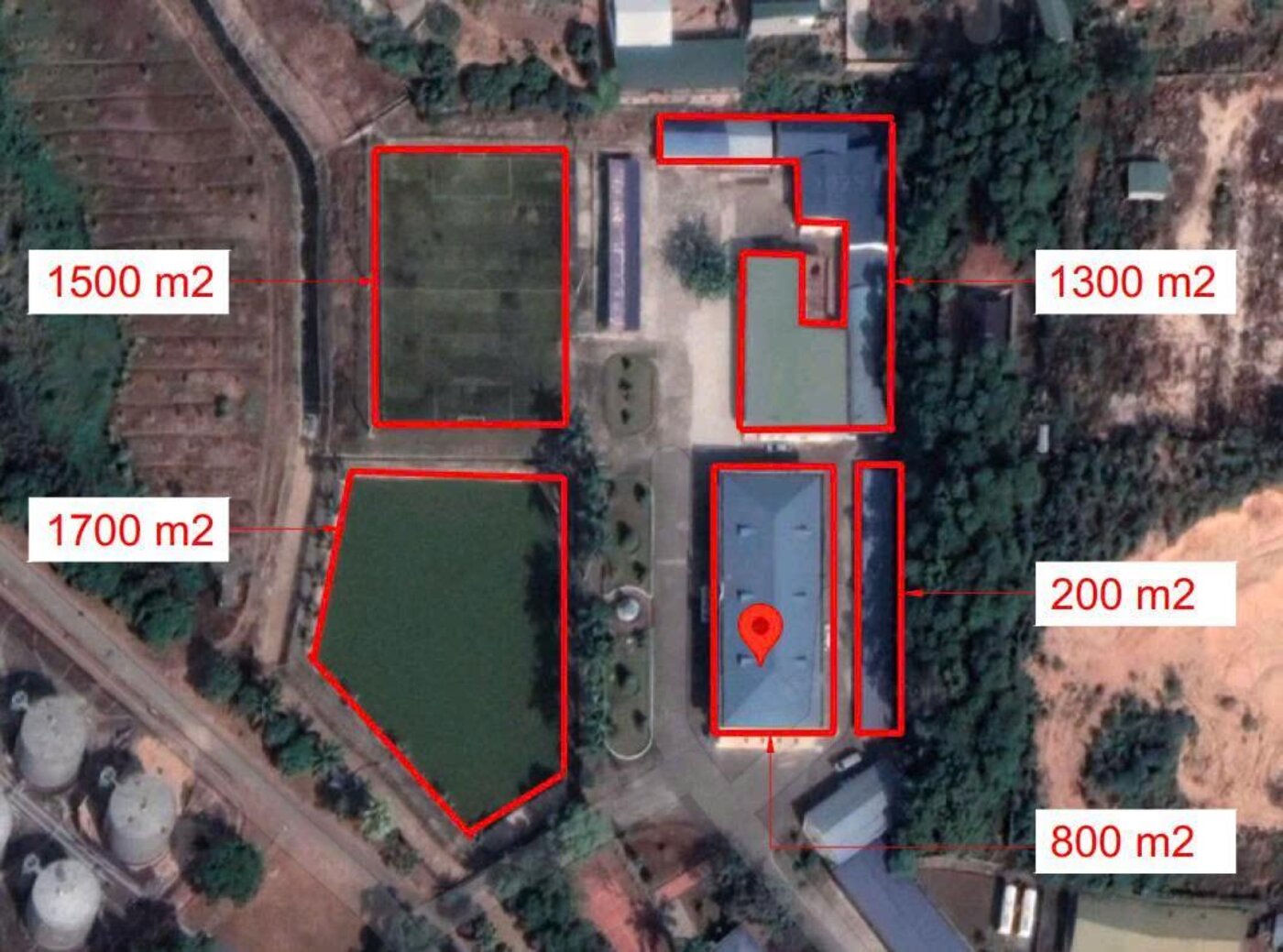 Điện mặt trời mái kho xăng dầu